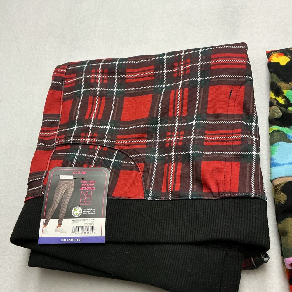 No Boundaries Womens High And Mid Rise Jeggings 2 Pair NWT , Combo Pack, 3904 - Picture 3 of 3